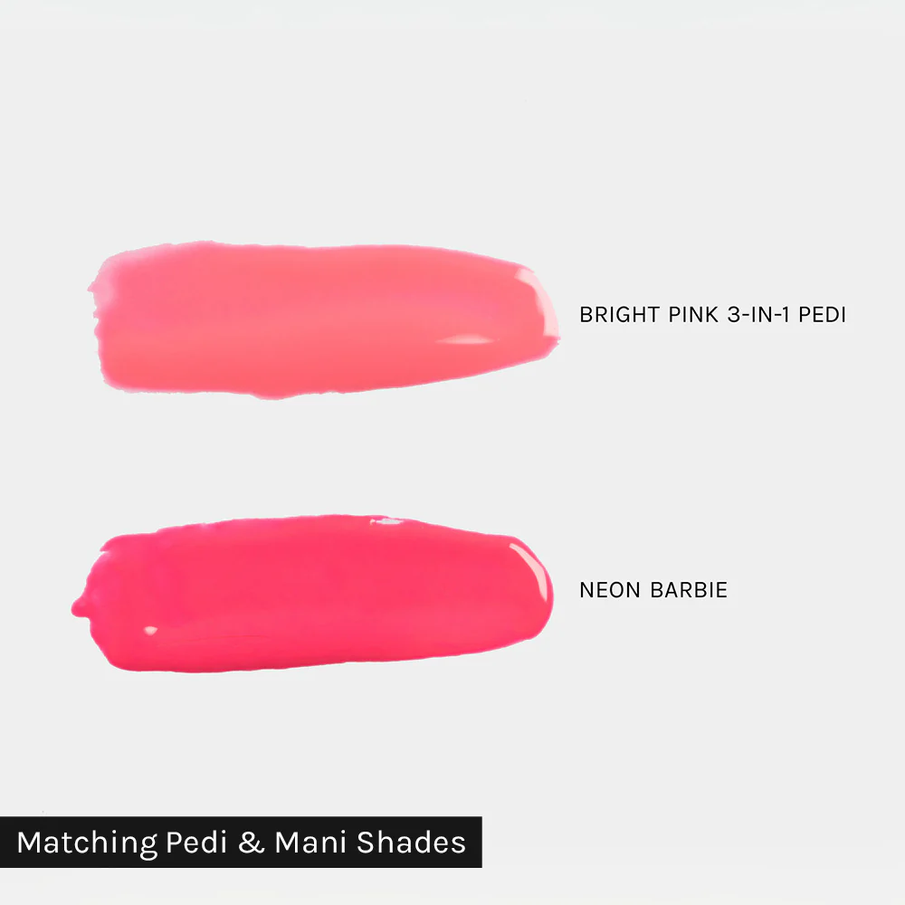 Bright Pink 3-in-1 Pedi Polish | HEMA & TPO-Free - Image 5