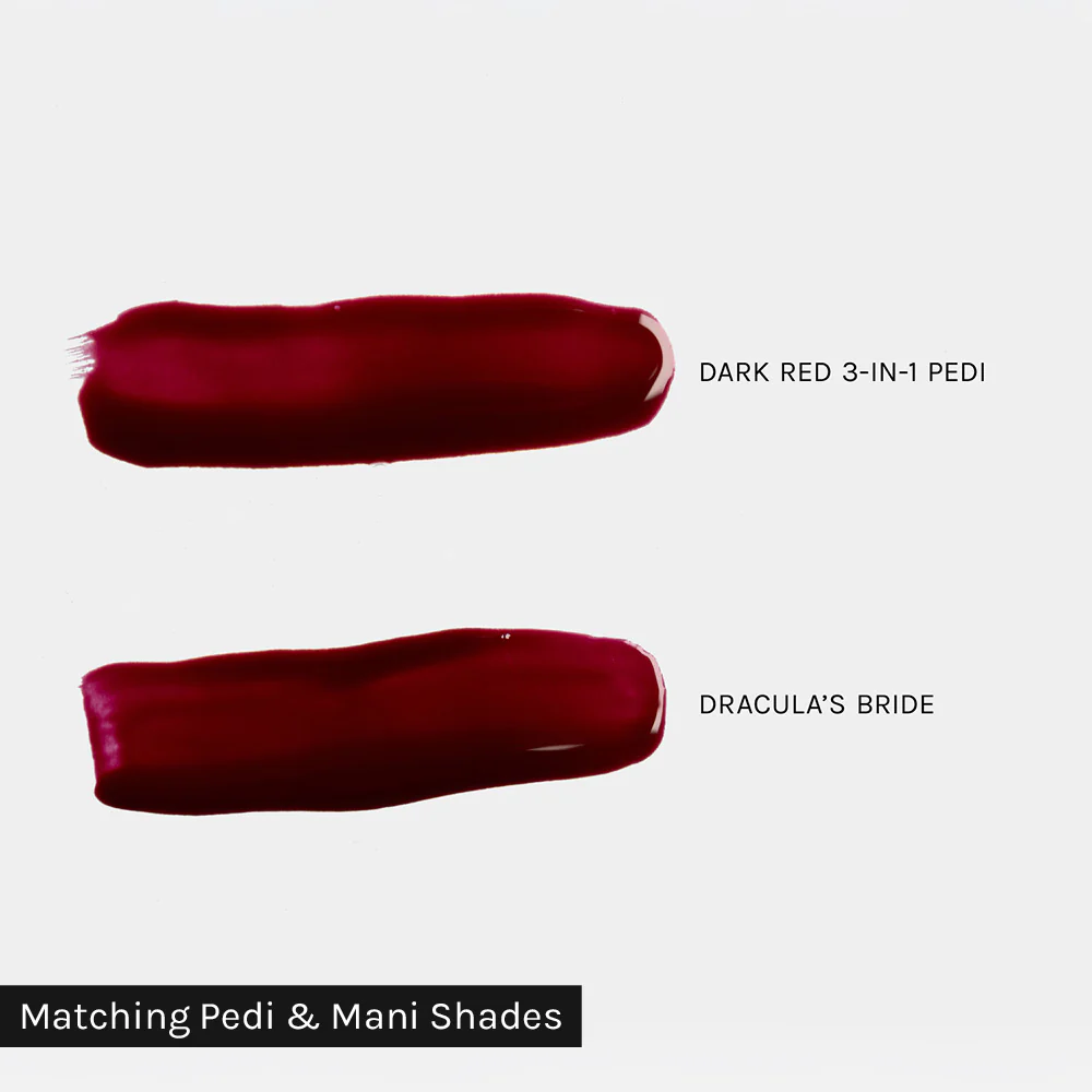 Dark Red 3-in-1 Pedi Polish | HEMA & TPO-Free - Image 4