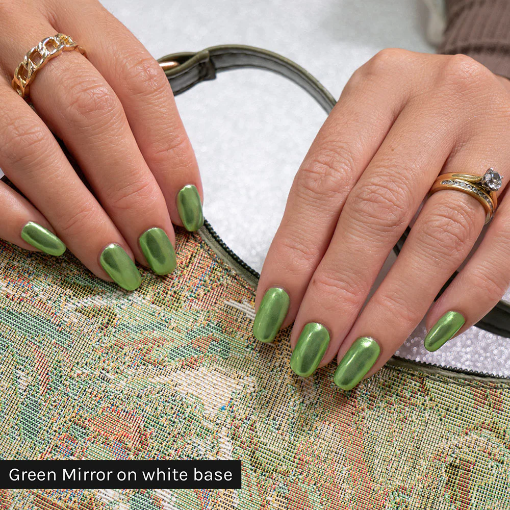 Green Mirror Chrome Powder - Image 4