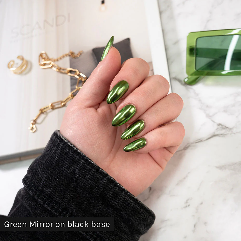 Green Mirror Chrome Powder - Image 5