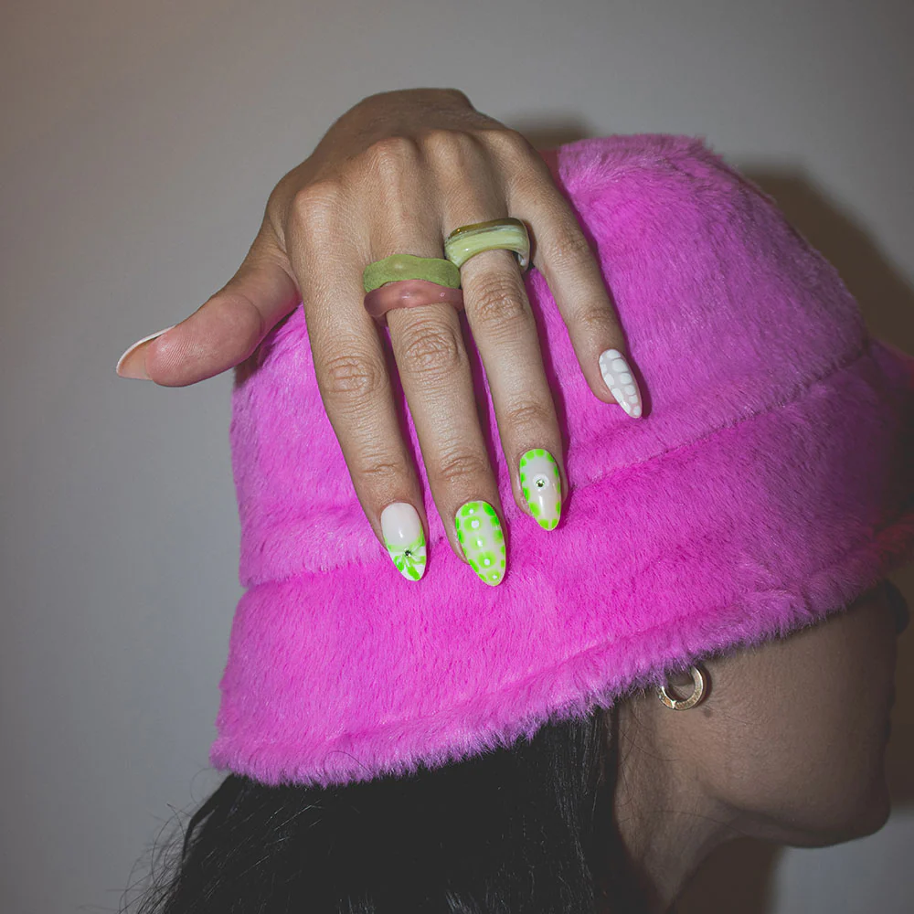Pastel Rhinestone Nail Art Set - Image 11
