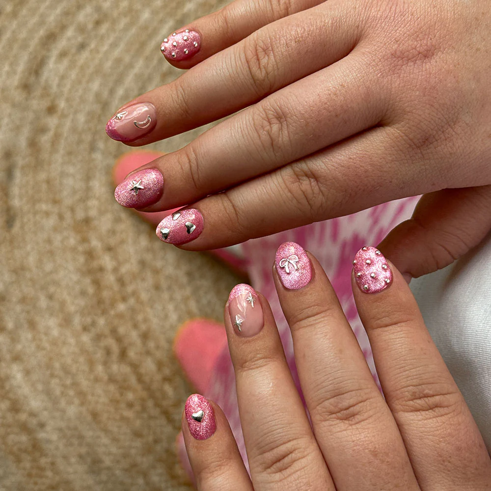Silver and Gold Charms Nail Art Set - Image 5